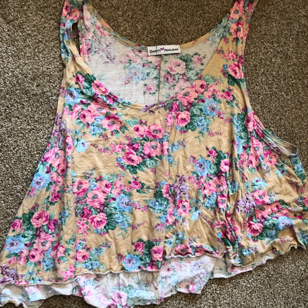 Floral crop top